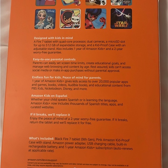 Fire 7 Kids NWT UNOPENED/SEALED - Picture 2 of 3